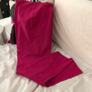 Pink Taylored Pant w/side zipper